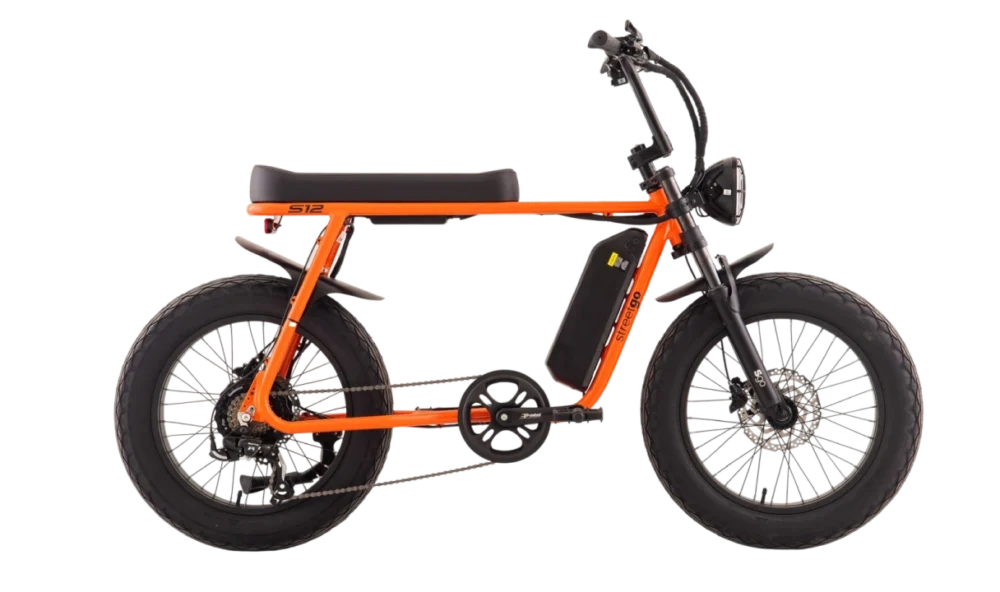 s12 laranja - Bike Elétrica StreetGo S12
