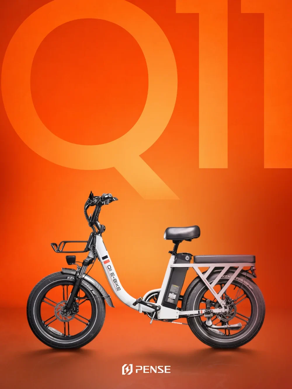 Bicicleta elétrica Q11 Pense