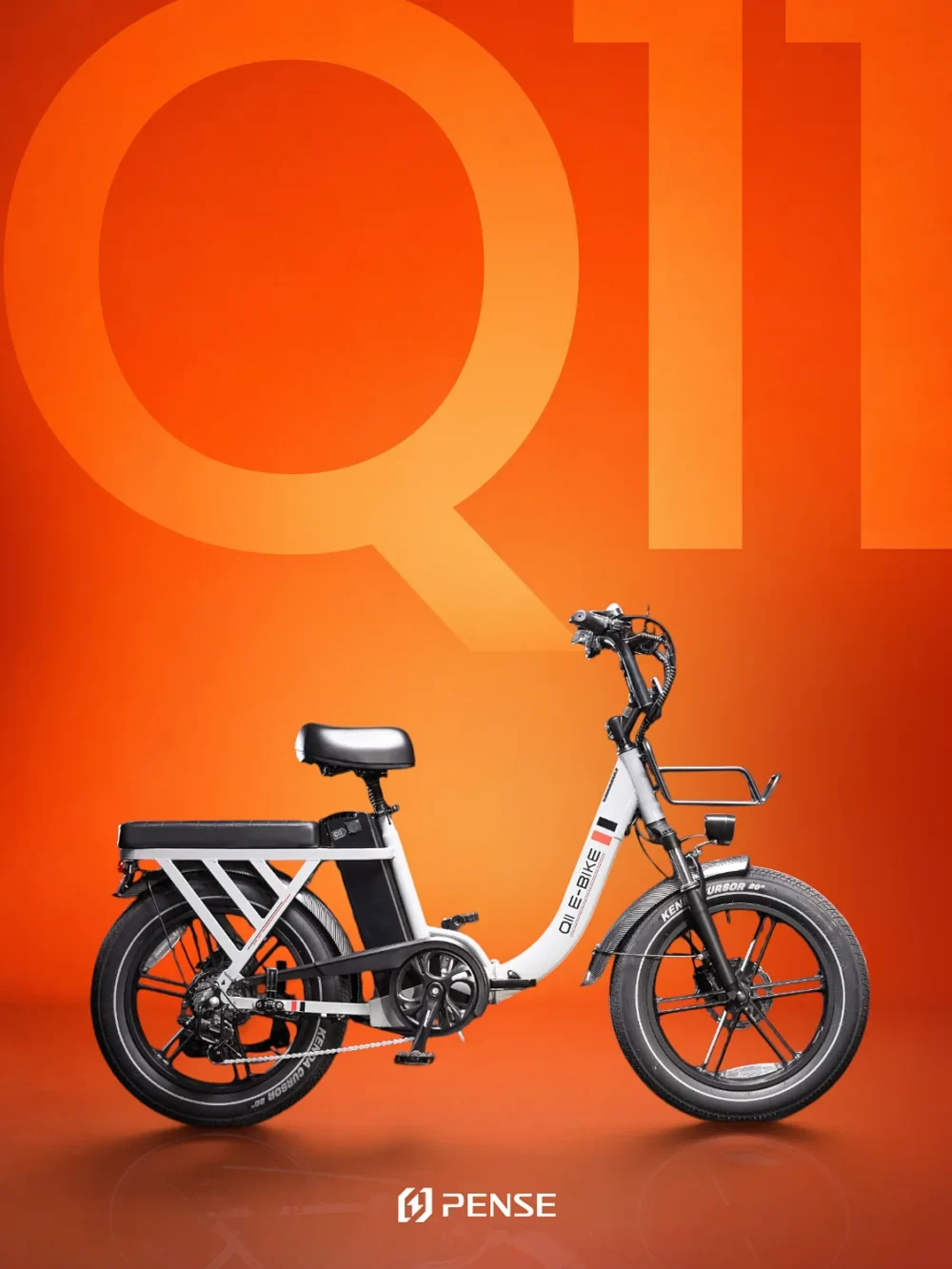 Bicicleta elétrica Q11 Pense