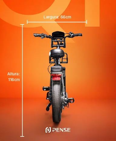 Bicicleta elétrica Q11 Pense